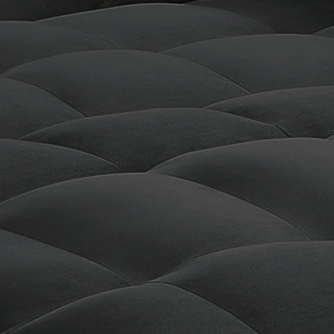 Red Barrel Studio® 54.7" Velvet Double Upholstered Sofa Bed Gray